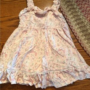 cupcakes & cashmere Pink Butterfly Kids Dress